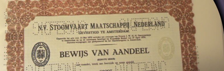 aandeel voorbeeld