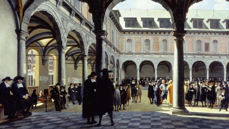 de geschiedenis van de beurs handelen