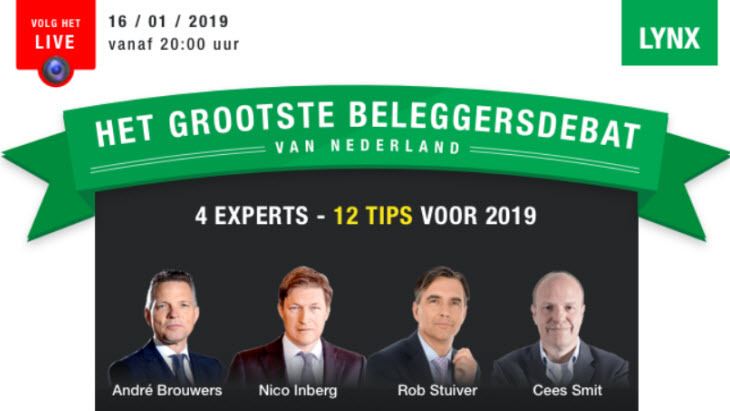 LYNX Beleggersdebat 2019 de experts