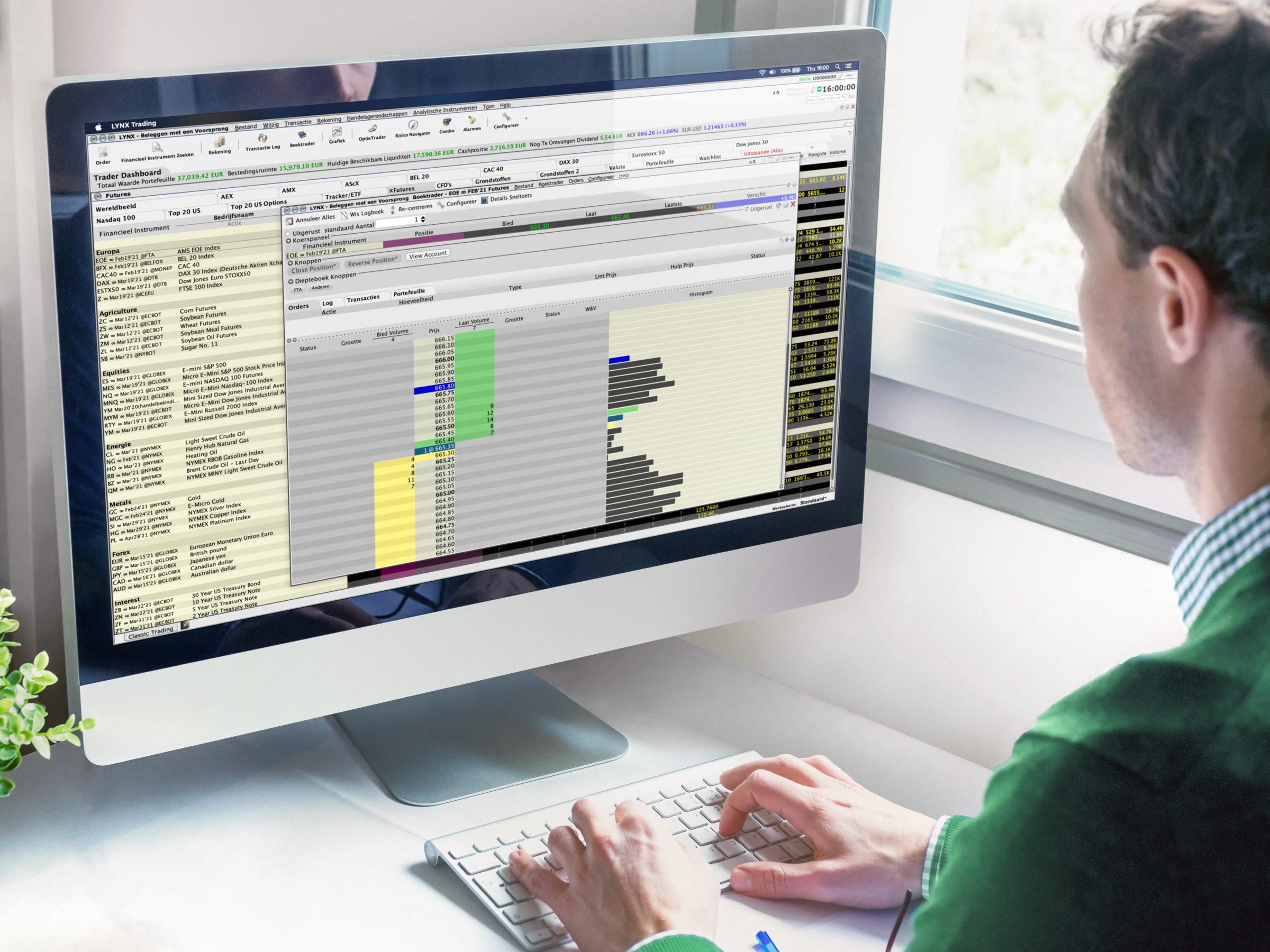 Handel in futures via future broker LYNX en profiteer van de lage intraday marginvereisten Futures handelen via LYNX - Altijd lage intraday marginvereisten