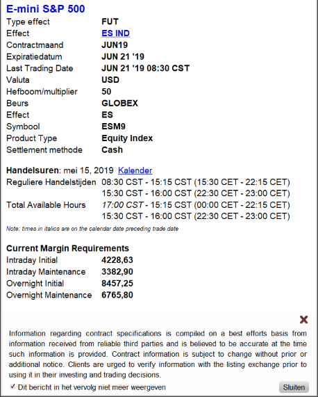 E-mini Future S&P 500 | Handelen in futures Beleggen in futures | Wat zijn futures | Futures traden | Handelen in futures | Uitleg futures | e-mini future