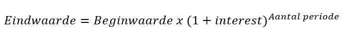Compound interest berekenen - Formule compound interest - samengestelde interest berekenen - samengestelde interest formule