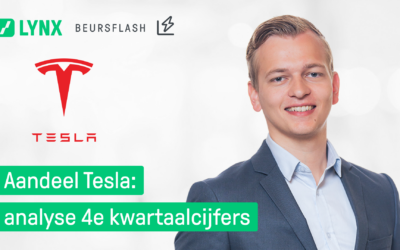 Aandeel Tesla kwartaalcijfers Q4