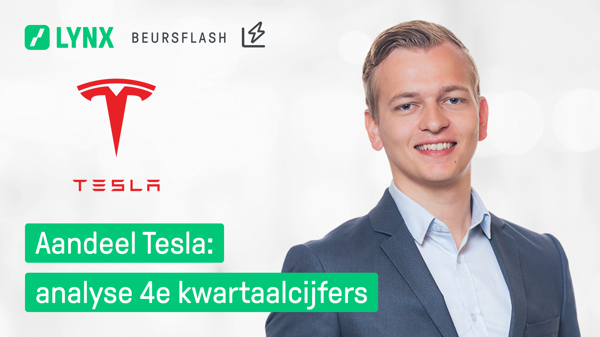 Aandeel Tesla kwartaalcijfers Q4