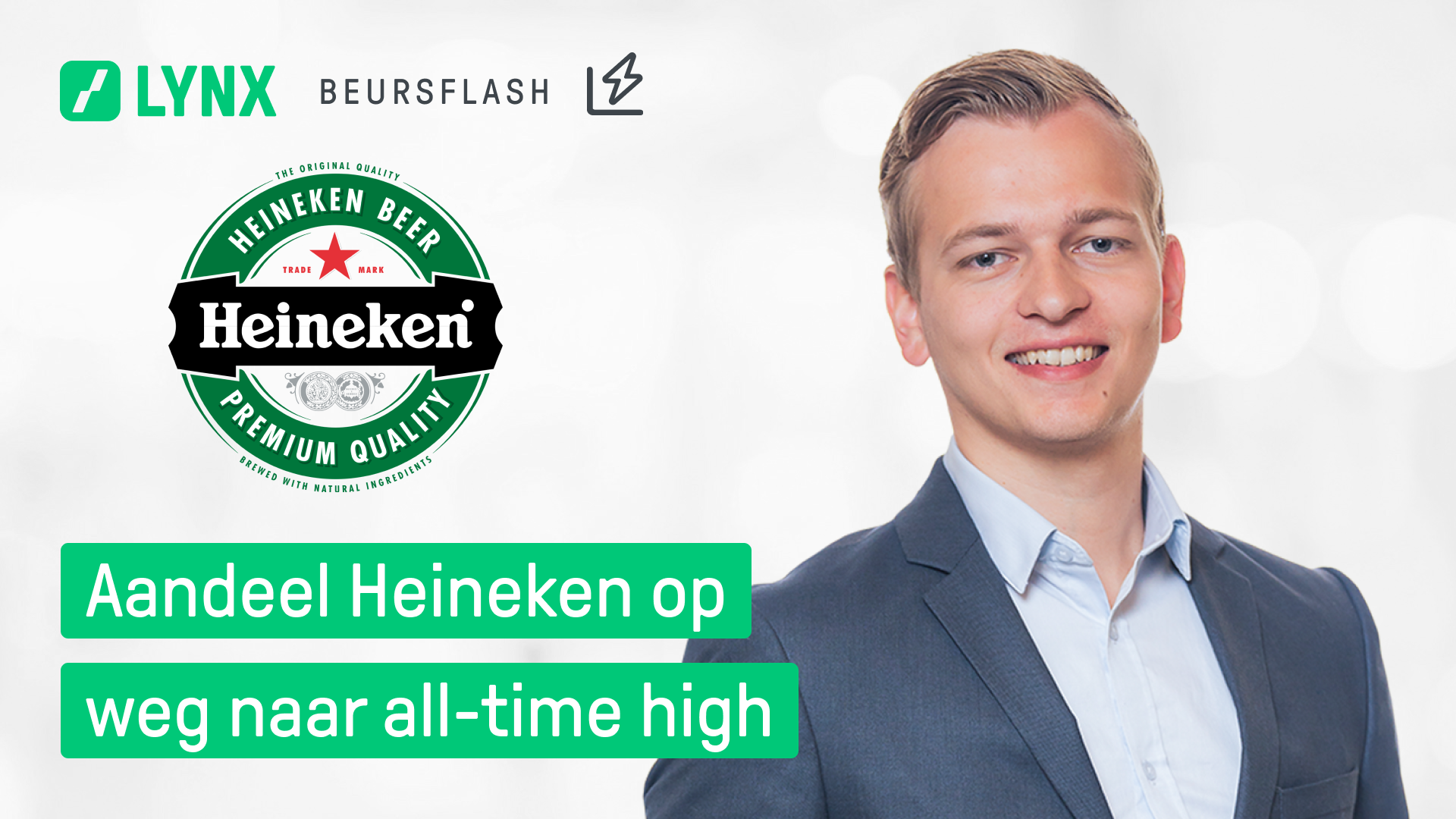 Aandeel Heineken op weg naar all-time high